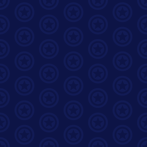 Star Circles Blue Background